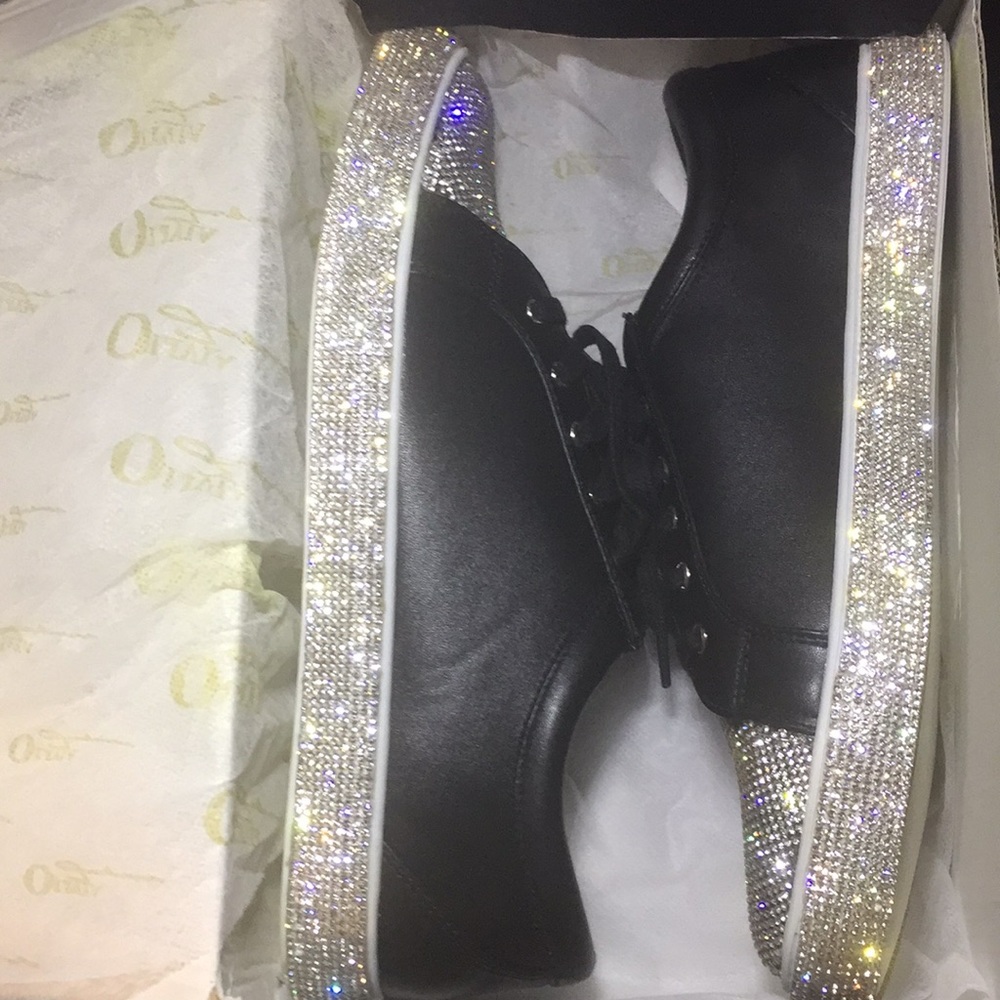 HOST PICK!!! New - Glamorous  Rhinestone Sneakers - Picture 7 of 7